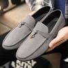 Luxury Brand Fashion Suede Men Casual Shoes Breathable Comfort Men Loafers Slip-on Mens Driving Shoes Mens Lazy Shoes Moccasins