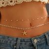 1PCS Bohemian Shell Color Starfish Belly Chains for Women Sand Beach String of Beads Body Jewelry Girls Party