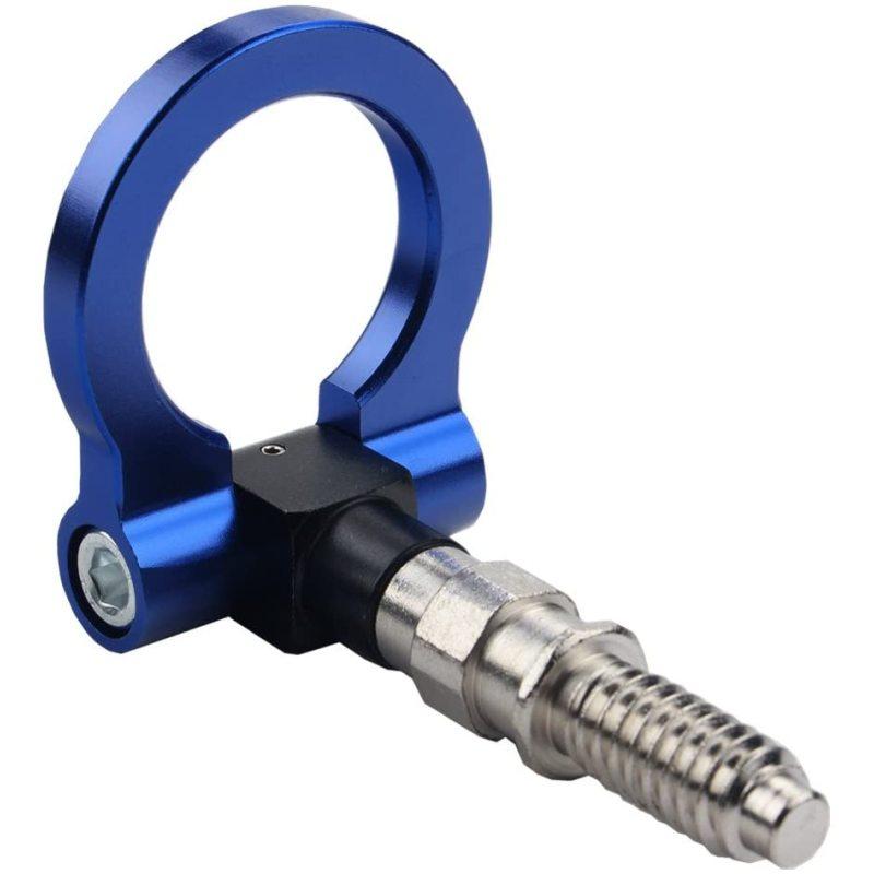 Crochet de remorquage pour pare-chocs avant de course sur piste en aluminium, accessoires de voiture, Kits de crochets de remorquage pour remorque automobile