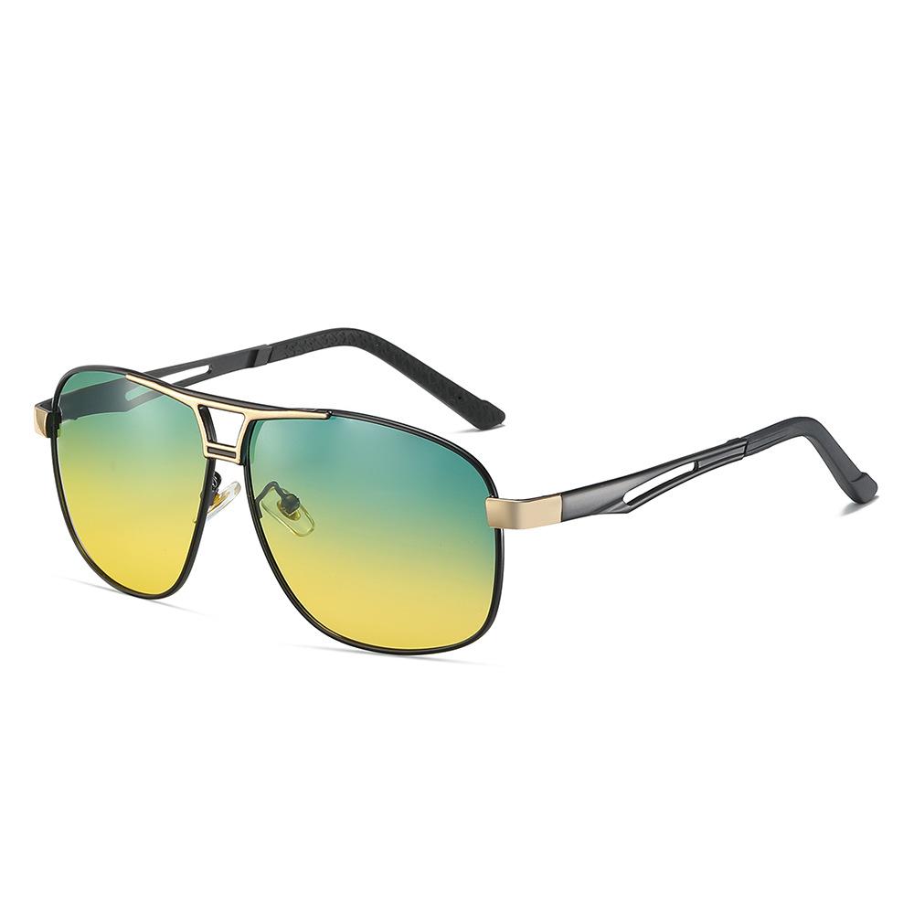 Day And Night Men'S Anti-High Beam Fishing Discoloration Sunglasses Polarized Sunglasses High Definition Driving Glasses 5185