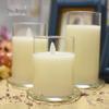 LED Swinging Candle Glass Light for Birthdays, Romantic Gestures & Proposals
