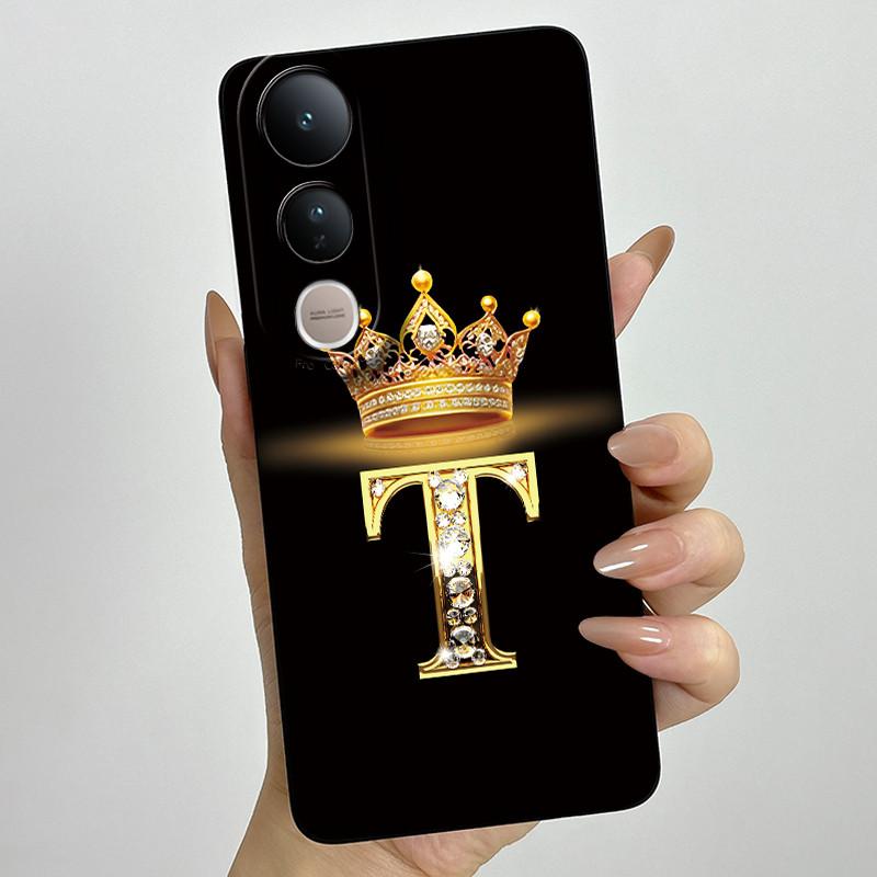 For Vivo V50 Lite 5G Case Luxury Letters Couple Silicone Soft Phone Cases For Vivo V50 V50Lite 5G Camera Protection Back Cover