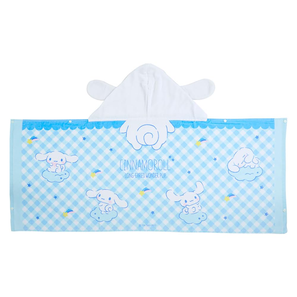 Sanrio Cinnamoroll Hooded 75 X 120 X 1 SANRIO 052914 Towel, Cinnamoroll, Cm, Character,