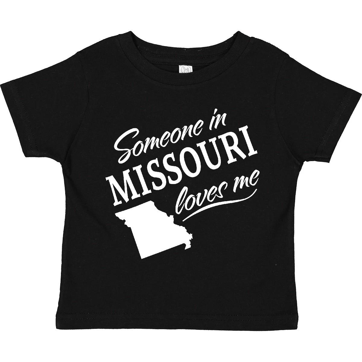 Inktastic Someone In Missouri Loves Me Toddler T-Shirt Home Family Grandparents 160