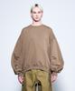 ZENSAI Draped Sweatshirt Beige
