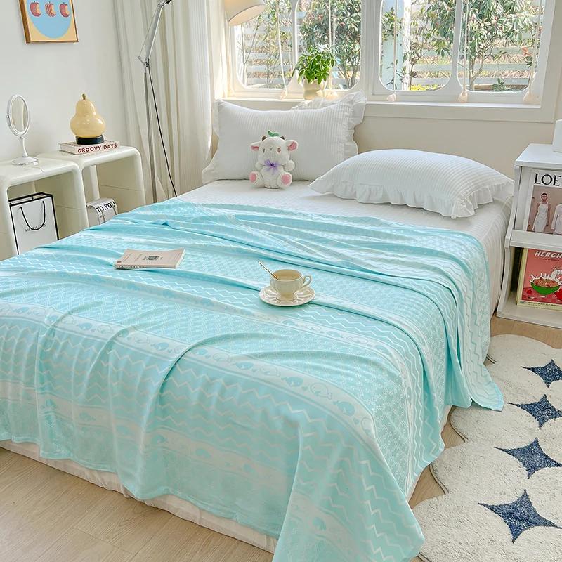 New Grade A 100% Bamboo Cooling Blanket Skin-friendly Breathable Summer Duvet Pure Natural Plant Coolness Air Conditioning Quilt