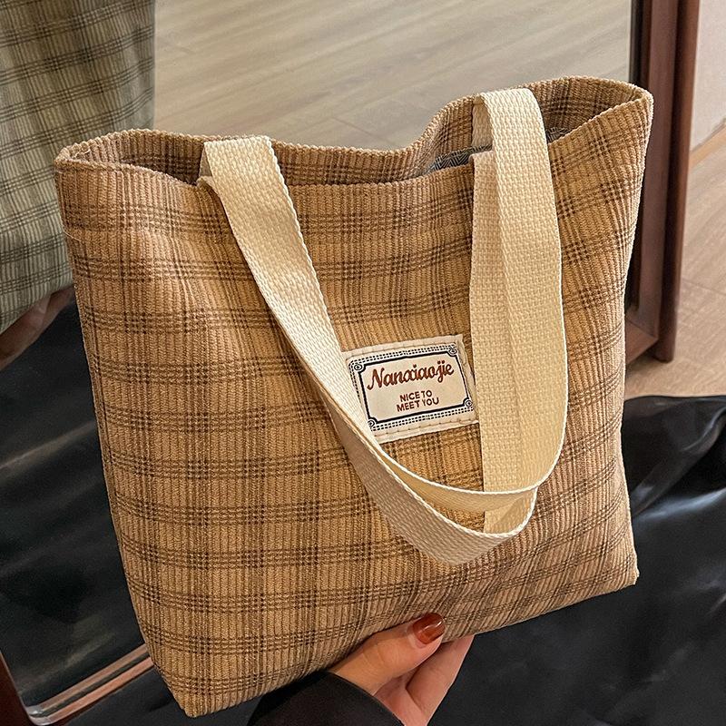 Geantă de capacitate mare pentru elev de liceu Geantă tote fashion pentru femei Geantă de mână versatilă cu umăr fashion pentru femei