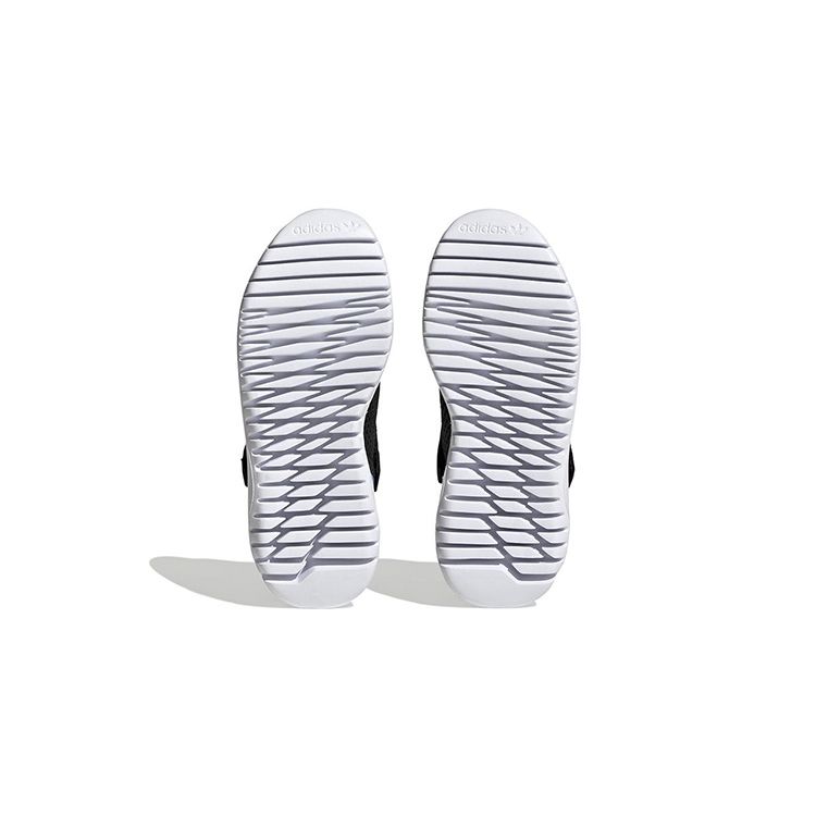 Adidas Originals Flex Series Lace-Up Low-Top Kids Running Shoes Kids Running Shoes Black White HQ4000