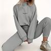 Autumn Winter 2 Piece Set Women Hoodie Pants Printed Tracksuit Pullover Sweatshirt Trousers with Pockets Tracksuit Suits