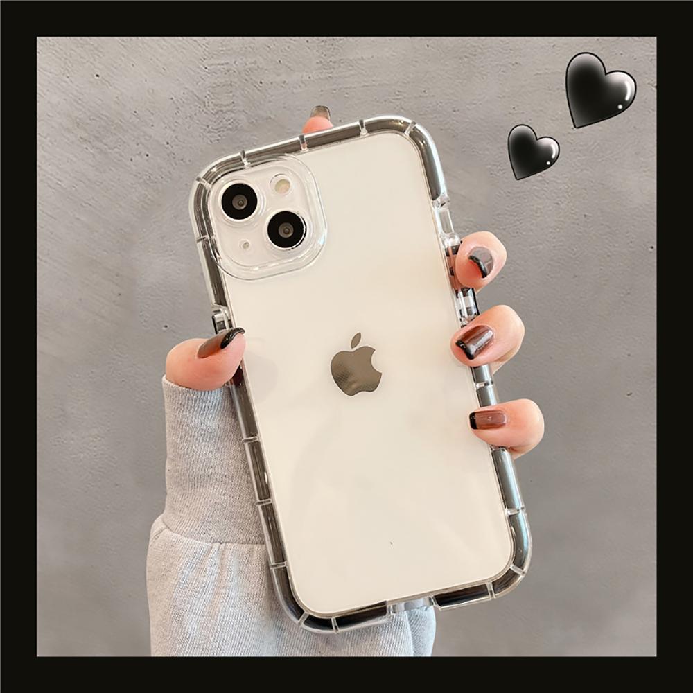 

Однотонный Светящийся чехол для iPhone 13 12 11 14 15 16 Pro Max XS, Полная защита камеры, Прозрачный Мягкий Ударопрочный Бампер For iPhone 12