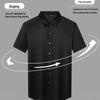 Men's Xiangyun Silk Golden Chrysanthemum Print T-Shirt