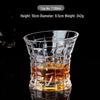SikaiZhuo 12-Pack Luxury Glass Whiskey & Beverage Tumblers