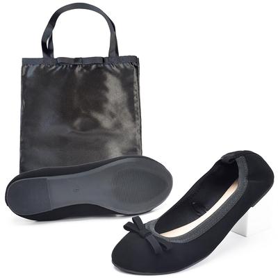 Faltbar Tragbar Perfekt für Schule Schule und Inklusive Satinband Aufbewahrung Ultra Größe M [TMrequire] Damen Hausschuhe, Veranstaltungen, Besuche, Vorstellungsgespräche,