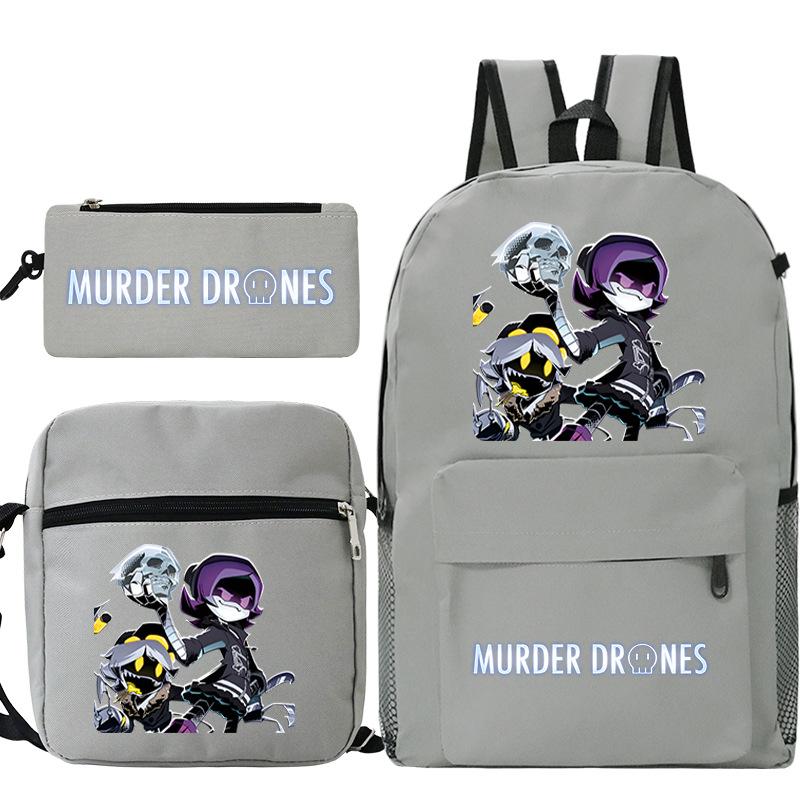 Neuer Murder Peripherie-Trend Schulterrucksack-Set Lässige Stiftetasche Grund- und Sekundarschultasche