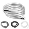 Manguera de Alcachofa de Ducha de Mano de PVC de 1,5/2/3M Universal Flexible Anti-enrollado Antiexplosión Tubo de Agua Extensión de Grifo de Baño