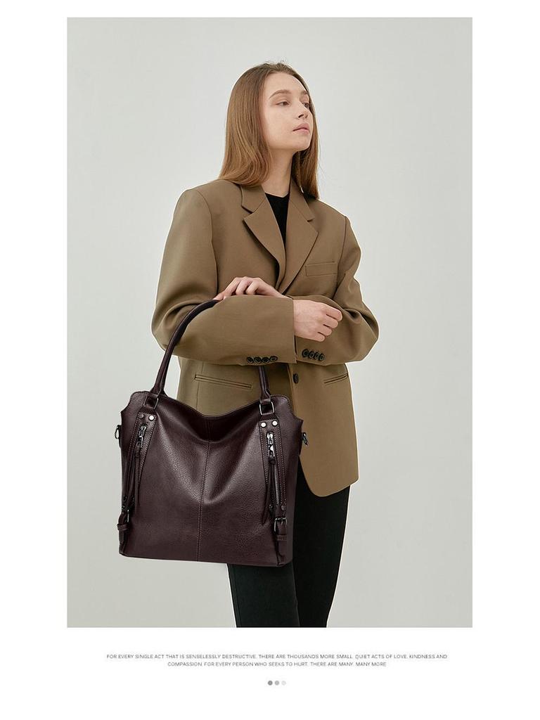 Women's Large Capacity Spring/Summer 2024 Versatile Shoulder & Crossbody Tote Bag