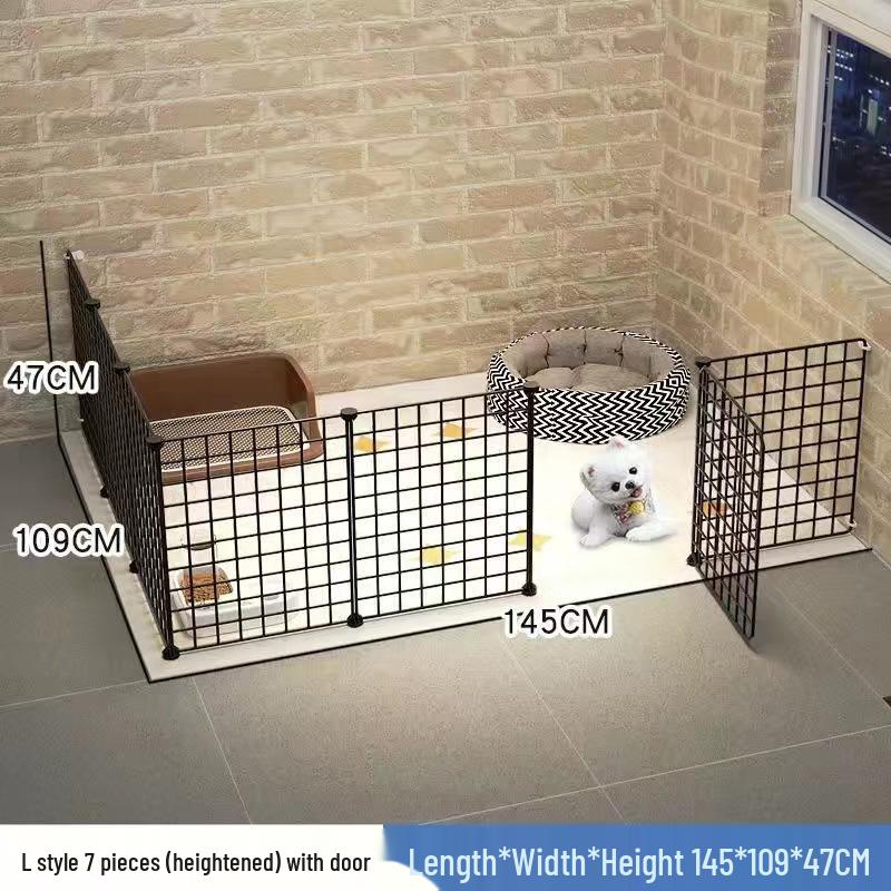 Indoor Small Dog Gate for Bichon, Corgi, Chihuahua Fence Style Cage