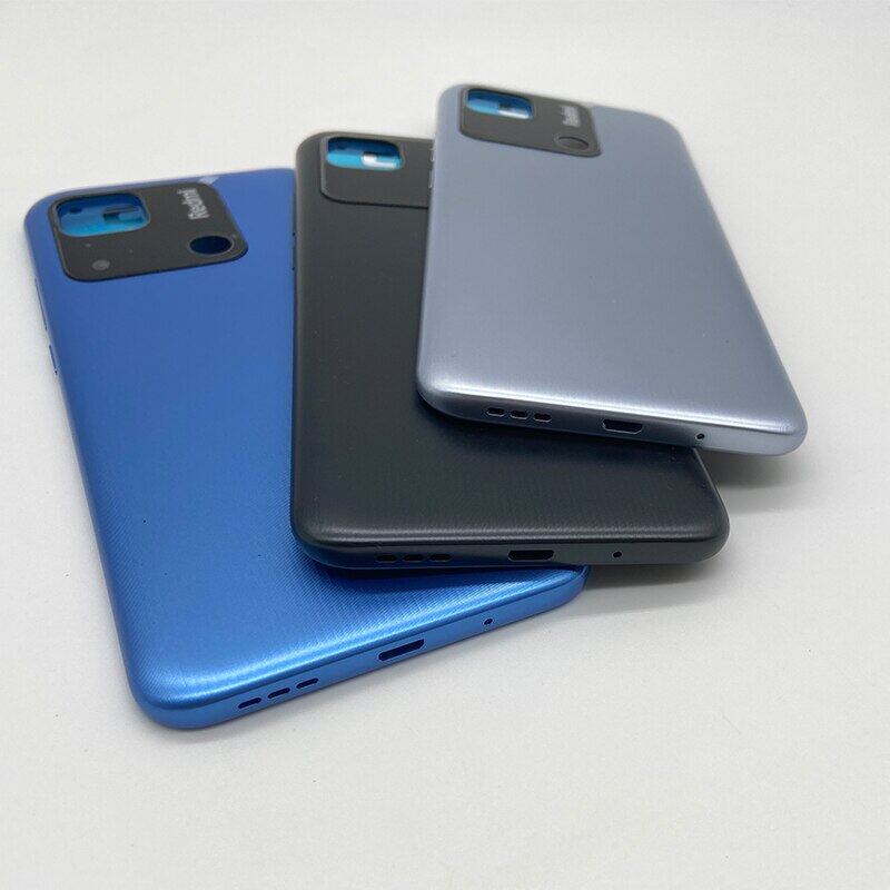 Original New Back Cover For Xiaomi Redmi 10A Battery Cover Rear Door Housing with Camera Frame Lens Replacement