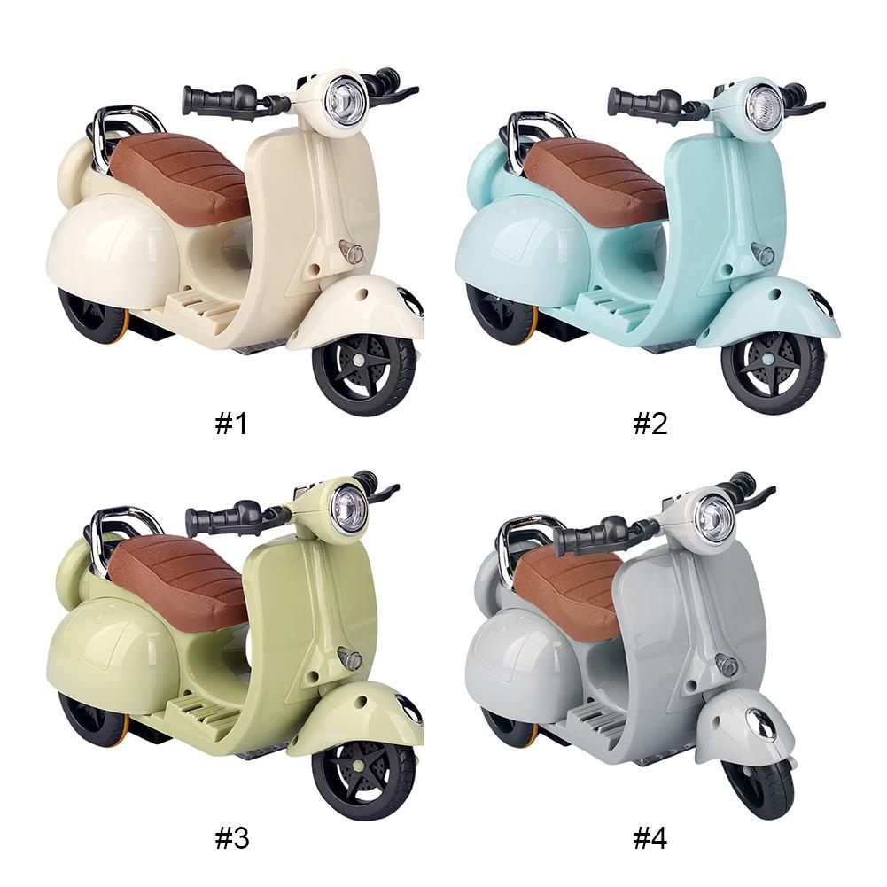 Simulation Electric Bicycle Collection 360 Degree Rotating Miniature Simulation Motorcycle Toy Collection Stunt Moto Toys
