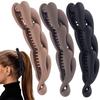 Large Hair Clips Anti-Slip Non-Slip Hair Claw Double Combs Hair Clip U-Shaped Vintage Hairpin For Exercise Wedding Daily
