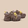 Leather retro platform dad shoes women's new autumn versatile student mesh lightweight casual shoes
