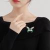 SUYU Fashionable And Flexible Butterfly Brooch With Micro Cubic Zirconium Oxide Brooch, Coat, Suit Accessory, Brooch