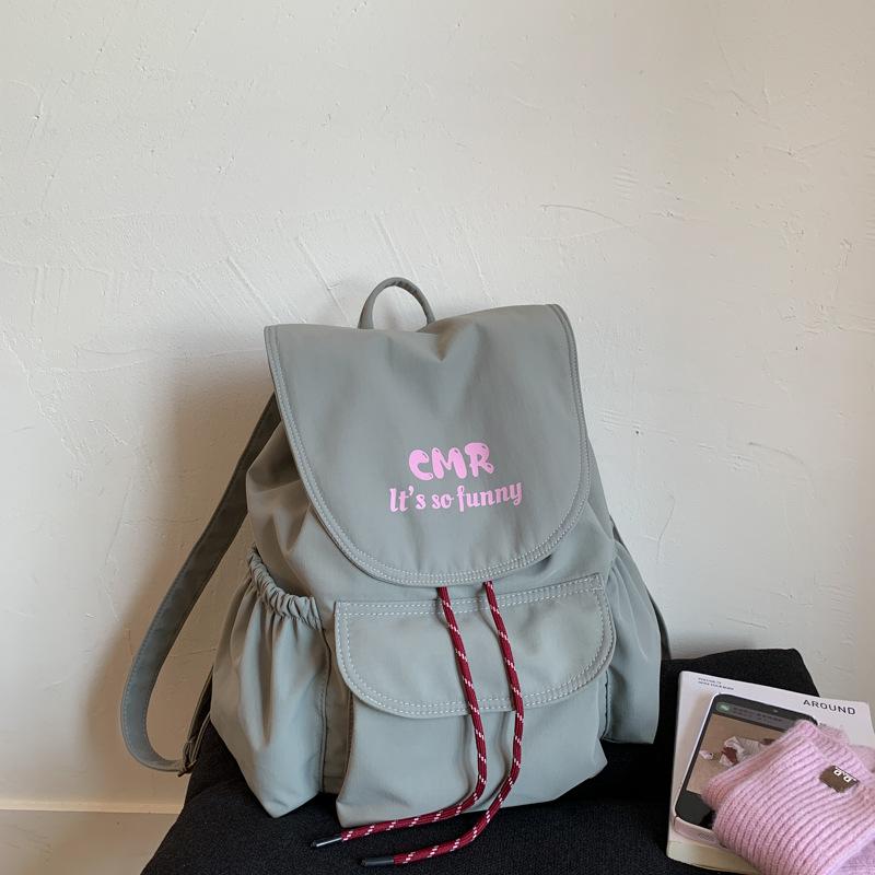 2025 Summer New Korean Version Backpack Large Capacity Waterproof Leisure Lightweight Fitness Sports Travel Small Backpack