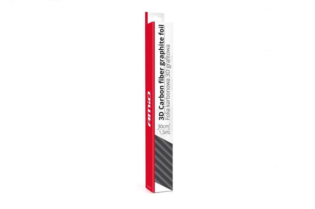 Carbon 3D Graphite Carbon Foil 30cm x 150cm Amio-02599