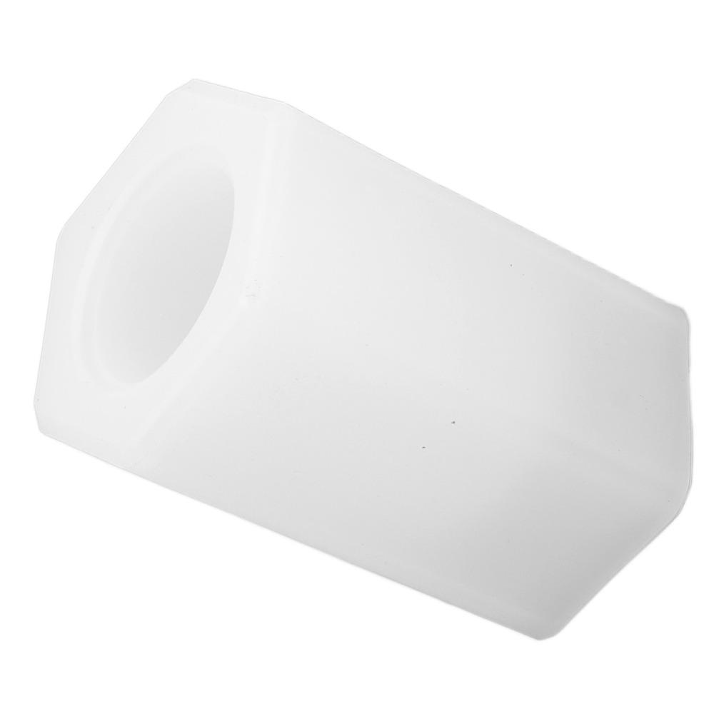 Clay Molds White Resin Mold Reusable Round Cylinder Pen Holder Mold Durable Hexagonal Pattern Mold Storage Box