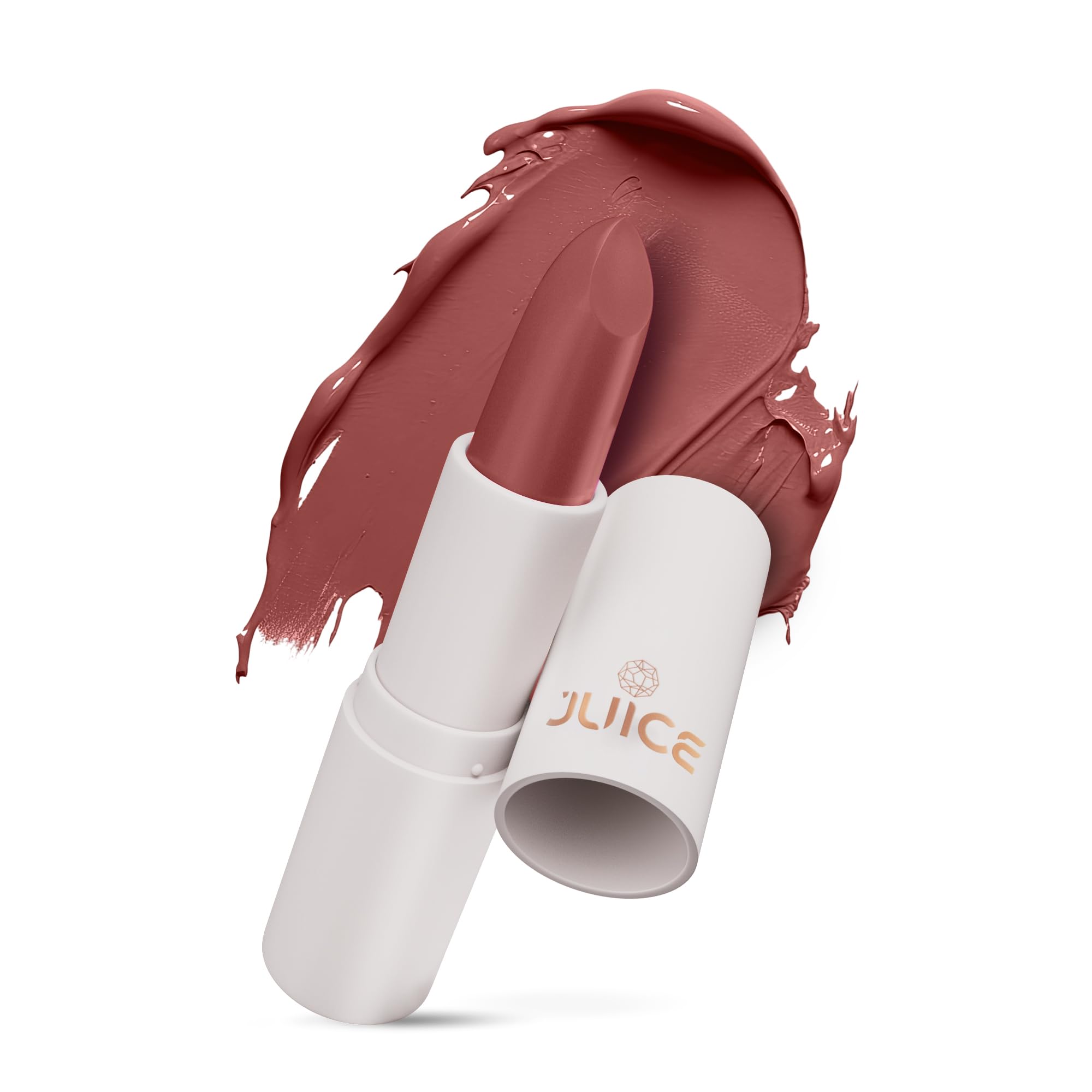 

Juice Kiss Sensation Lipstick with Goodness of Bio Retinol, UV Protection & Long lasting Lipstick (Creamy Nude - M21)