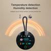Multifunctional 3In1 Carbon Monoxide Detector with Magnetic Suction Portable Gas Detector 1000mAh CO Temperature Humidity Detector for Travel Camping