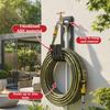 Heavy-Duty Wall-Mounted Hose Hanger Easy To Install Large Weight Capacity Garden Hose Winder Solid Material Bend Resistant