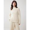 ELLE French Style Lambswool Semi-High Collar Sweater