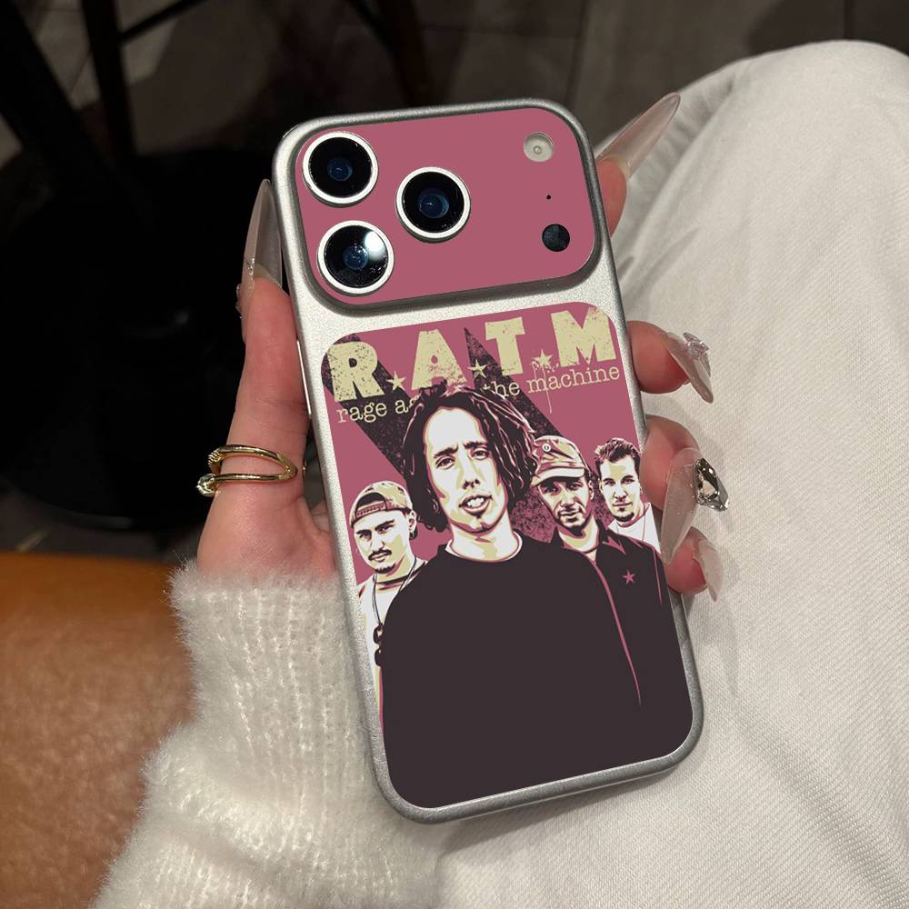 

Rap Metal Band Rage Against The Machine Anti-Scratch Back Decal Protective Wrap Skin For IPhone 17 Pro 17 Pro Max iPhone 17 Pro