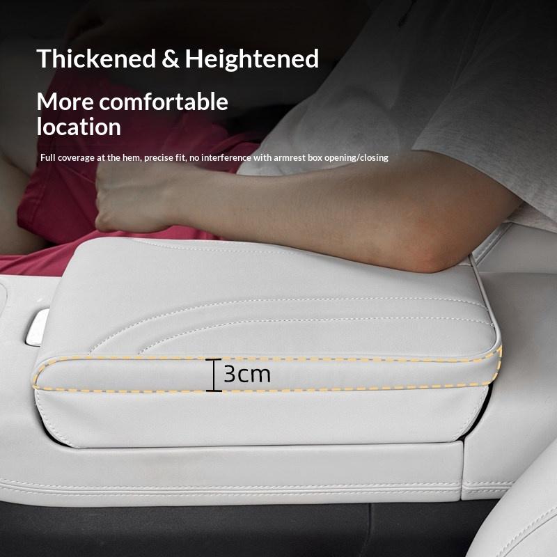 For XPENG G6 2025 Center Console Armrest Cover Leather Interior Heightening Pad Hard Soft Shell Multi Style Protective Case