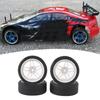 4pcs RC Tires Wheels  S Sets 12mm Hex Wheels  S Rubber Tires Width 26mm for 1Celsius10 RC Racing Car Drifting Car