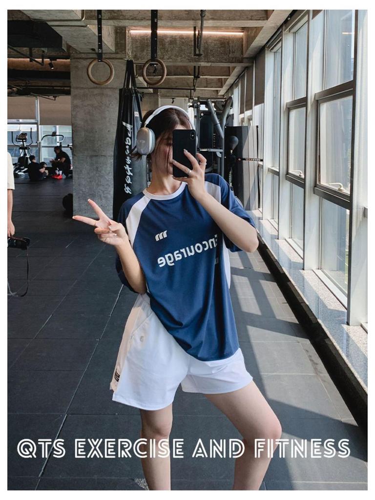 Plus Size Long Sleeve Yoga Set - Loose, Hip-Covering, Quick-Dry for Spring & Autumn