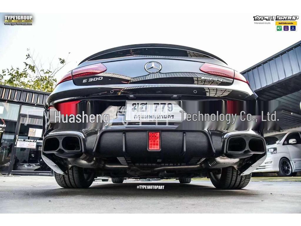 Mercedes-Benz E-Class W238 Coupe Rear Lip, Carbon Fiber Brabus E53 Style (2016-2021)