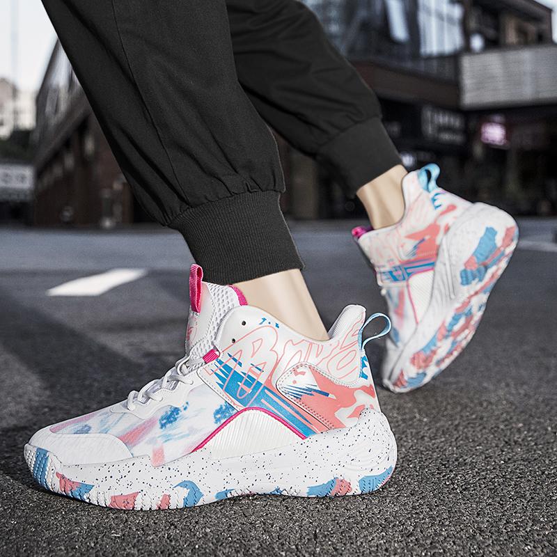 Fashion Men Basketball Shoes Field Non-slip Original Training High-Quality Basketball Boots Priginal Women Breathable Tennis Sneakers