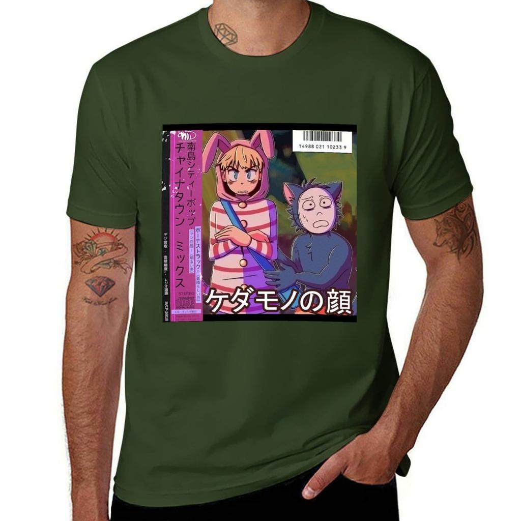 Vaporwave Anime Popee the Performer T-Shirt Plus Size Tops Hippie Clothes Quick-drying Summer Tops Men Clothings