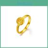 Style Vietnamese Elegant Fuxi Ring For Women Beautifully Crafted Gold Plated Jewelry