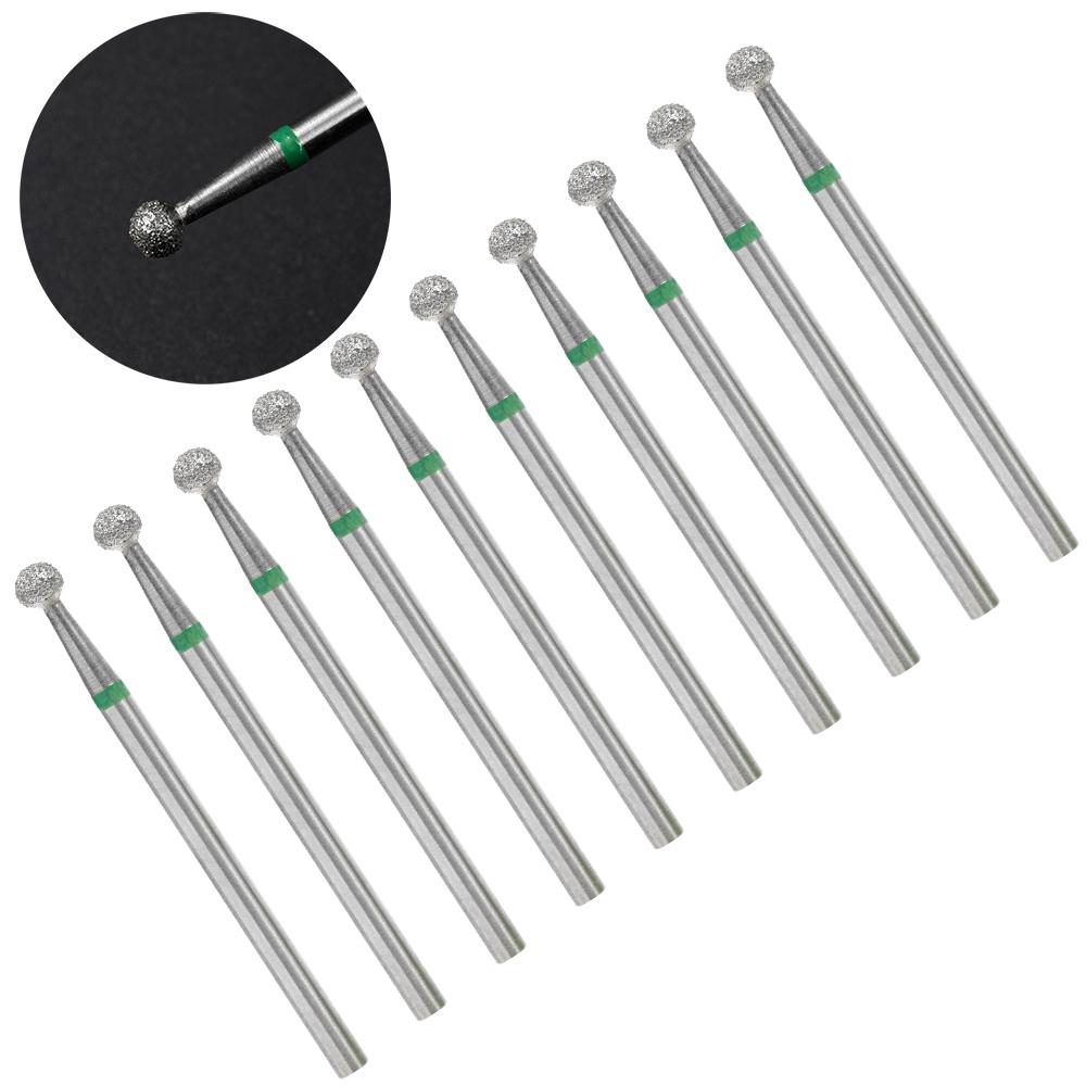 kads Ceramic Diamond Milling Cutter Set for Electric Nail Drill Machine Carbide Drill Cutter Manicure Pedicure Tool