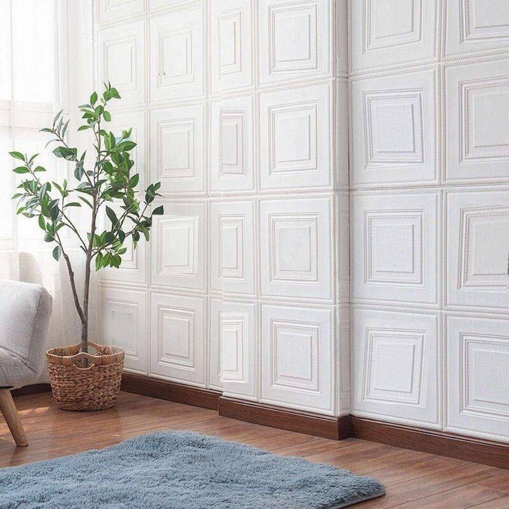 Self-adhesive 3D Wallpaper Waterproof Background Wallpaper Fashion Wall Stickers Home Decoration