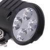 36-72V Światło do Roweru Elektrycznego z Klaksonem 12W LED Przednie Światło do Hulajnogi Elektrycznej Wodoodporny Reflektor Rowerowy do E-Roweru
