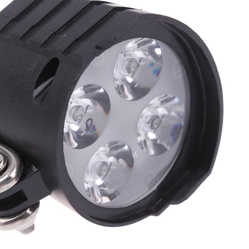 36-72V Światło do Roweru Elektrycznego z Klaksonem 12W LED Przednie Światło do Hulajnogi Elektrycznej Wodoodporny Reflektor Rowerowy do E-Roweru