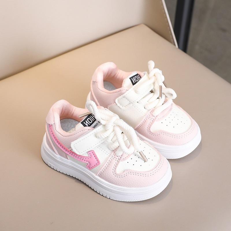 Kindersportschuhe Jungen und Mädchen Board-Schuhe 2025 Frühling, Herbst und Winter Koreanische Version Jungen Babyschuhe kleine weiße Schuhe Kleinkindschuhe