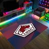 LOSC Lille FC Design Crystal Velvet Carpet Cozy Non?Slip Printed Rug For Bedroom Living Room Entrance