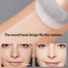 Compact Travel Friendly Makeup Brush With Ergonomic Round Tip Blending Buffing Concealer Brush For Full Face Coverage