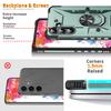 For Samsung Galaxy S25 Case PC+ TPU Anti-Drop Phone Cover with Ring Kickstand