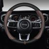PU Leather Car Steering Wheel Covers For Jeep Commander PATRIOT COMPASS RENEGADE Grand Cherokee Wrangler